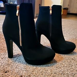 Black Heeled Booties